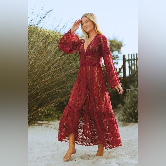 Boston Proper Boho-Flared Dress NWOT BLUE - Picture 4 of 9